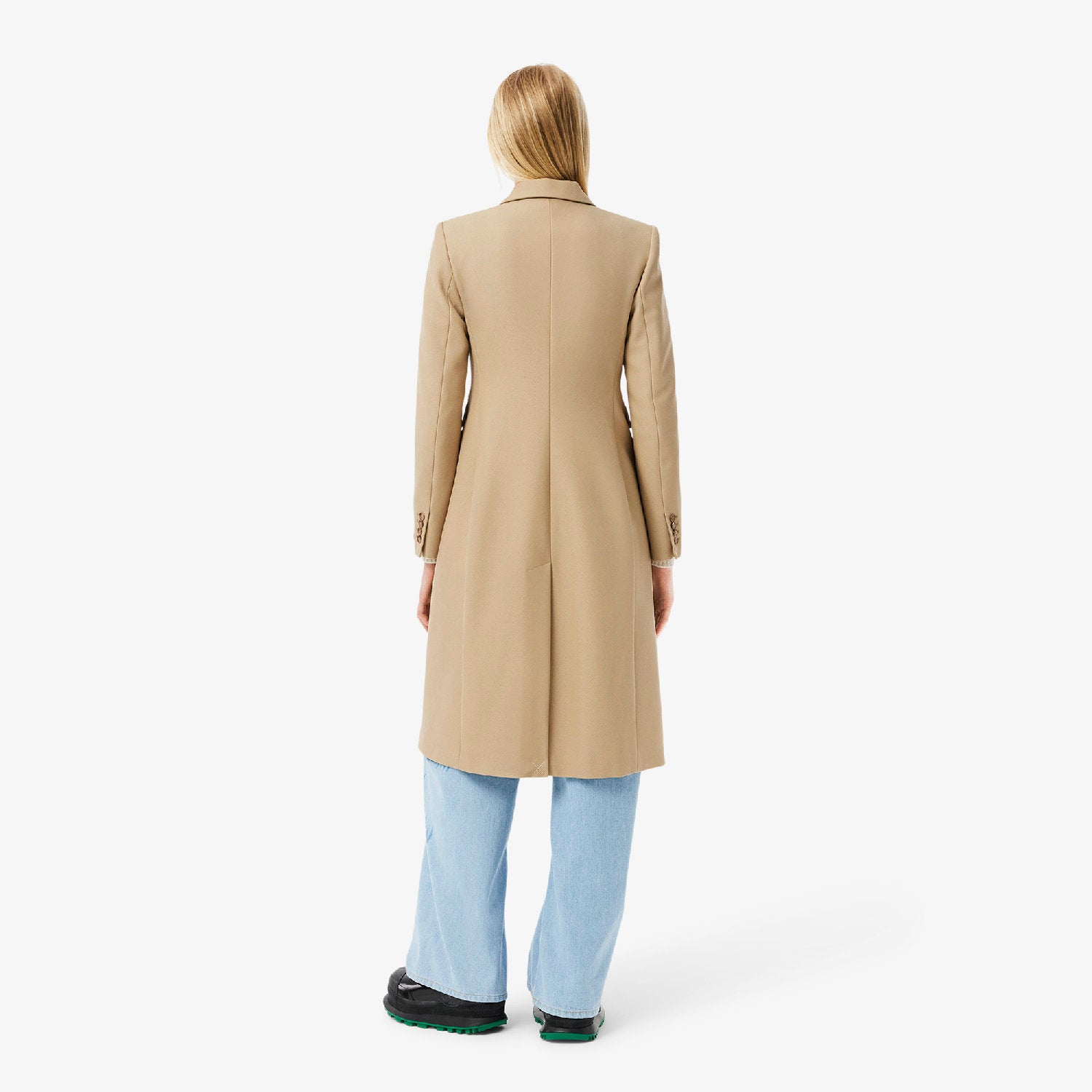 Manteau cintré en twill de laine - Viennois