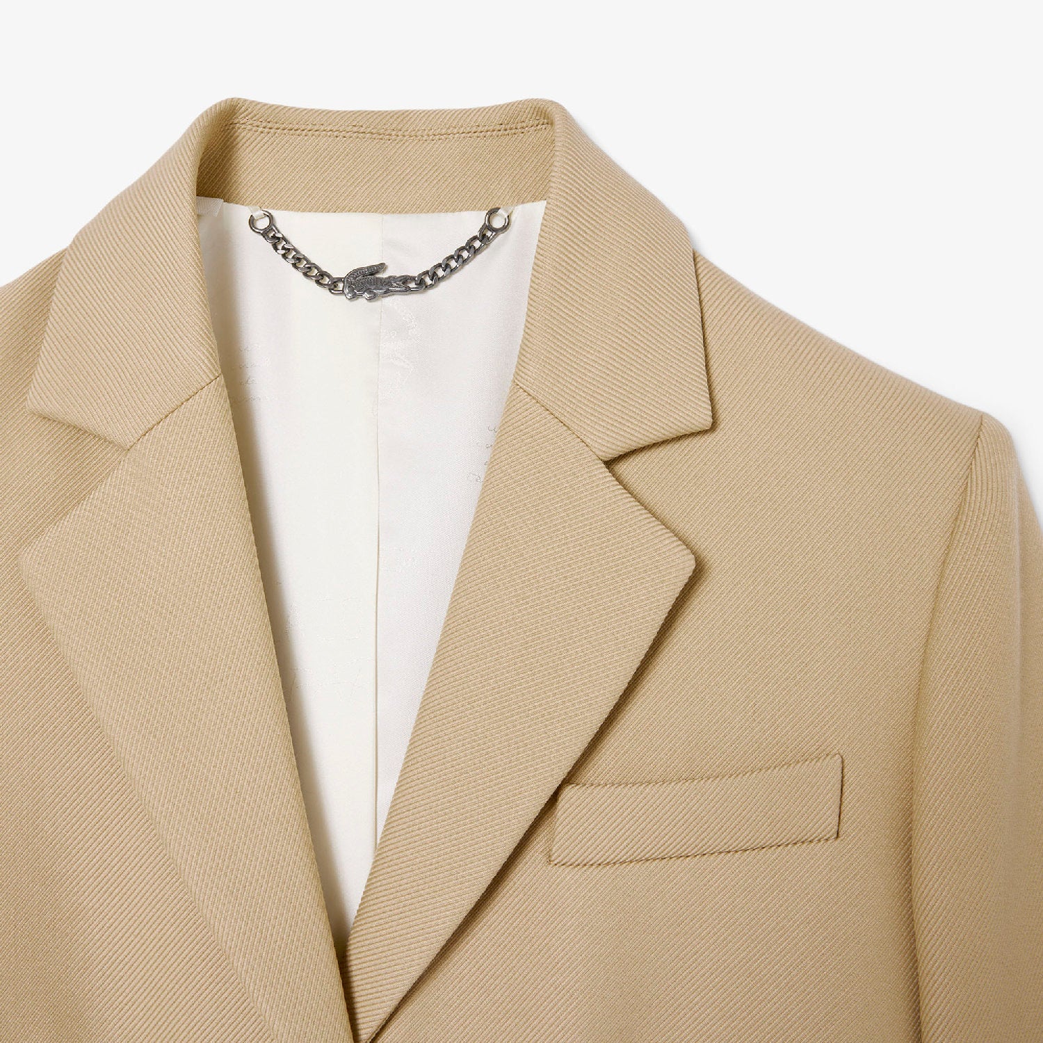 Manteau cintré en twill de laine - Viennois
