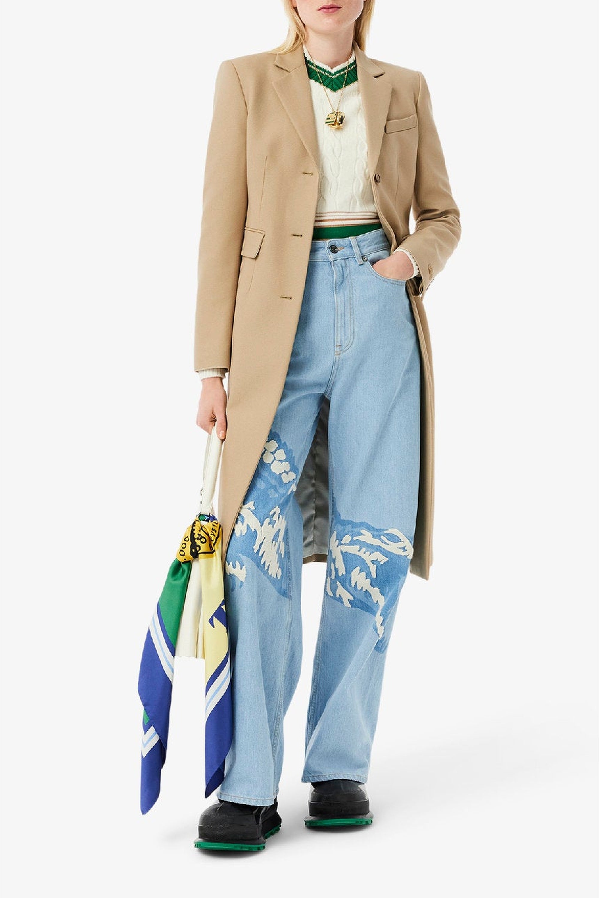 Manteau cintré en twill de laine - Viennois