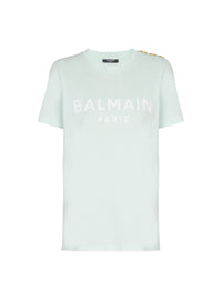 T-shirt imprimé Balmain Paris - Vert