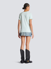 T-shirt imprimé balmain paris - Vert