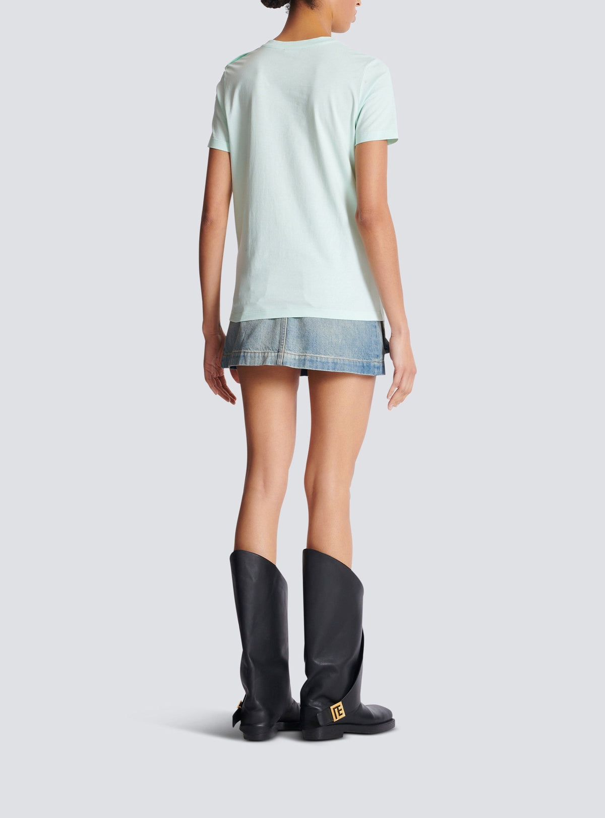 T-shirt imprimé Balmain Paris - Vert