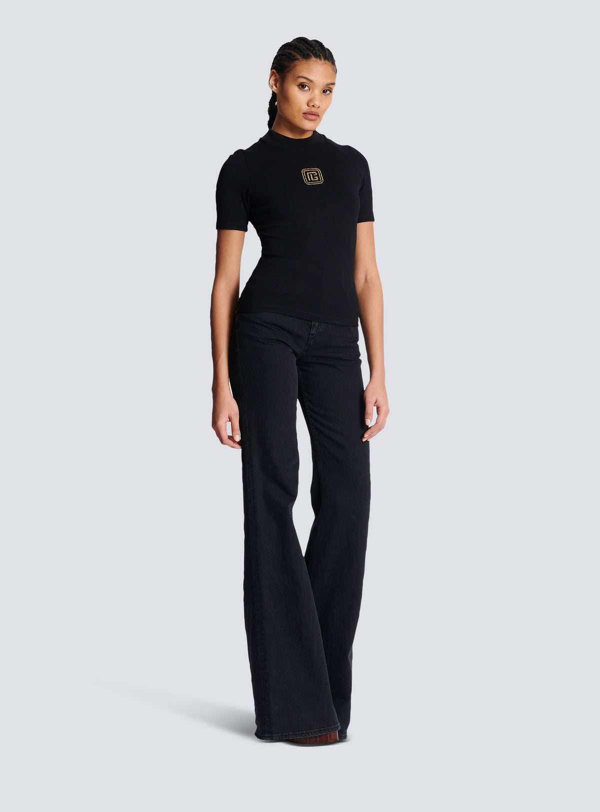T-shirt pb retro - Noir & Or