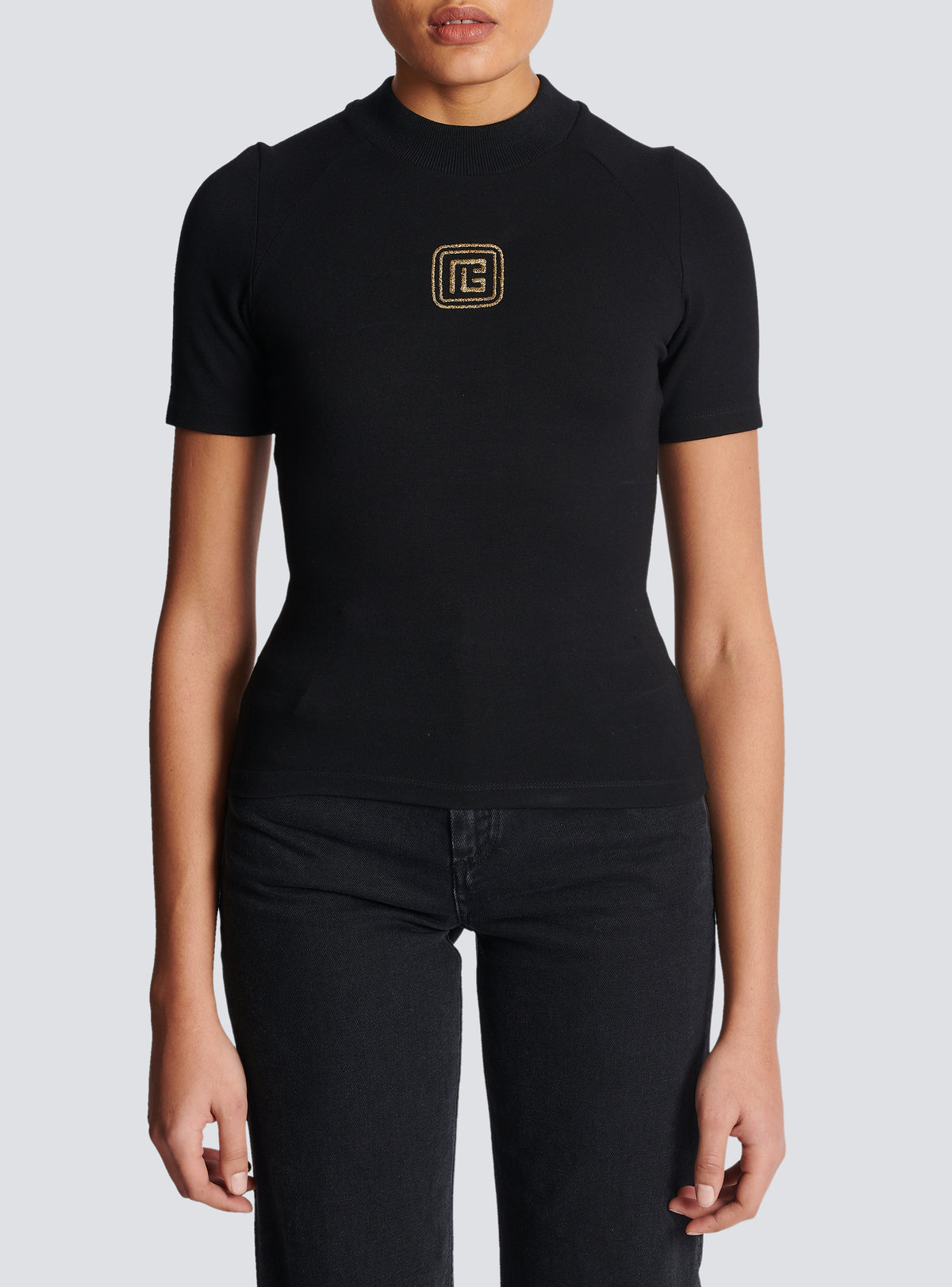T-shirt pb retro - Noir & Or