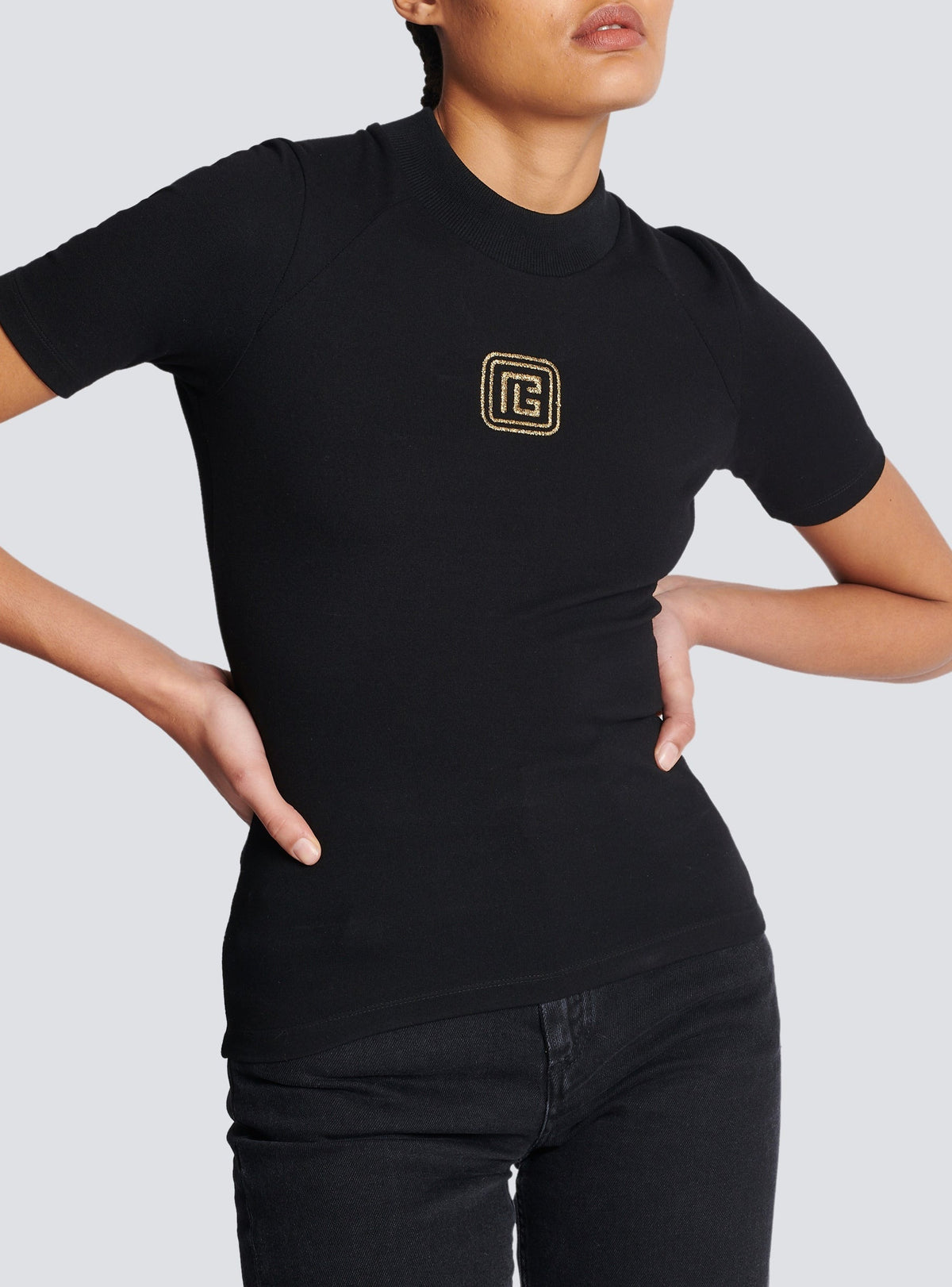 T-shirt PB Retro - Noir & Or