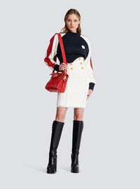 Jupe crayon en tweed - Blanc
