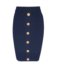 Jupe crayon en maille - Marine