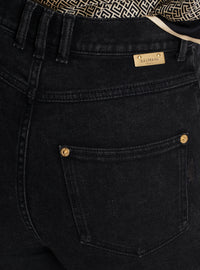 Jean slim en denim - Noir Délavé