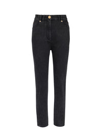 Slim denim trousers - Washed Black