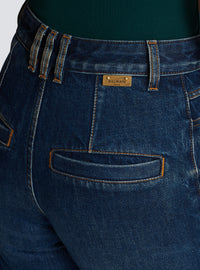 Jean flare en denim - Bleu Jean Brut