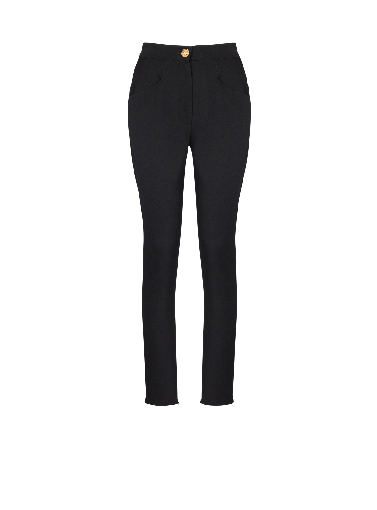 Pantalon slim stretch grain de poudre - Noir