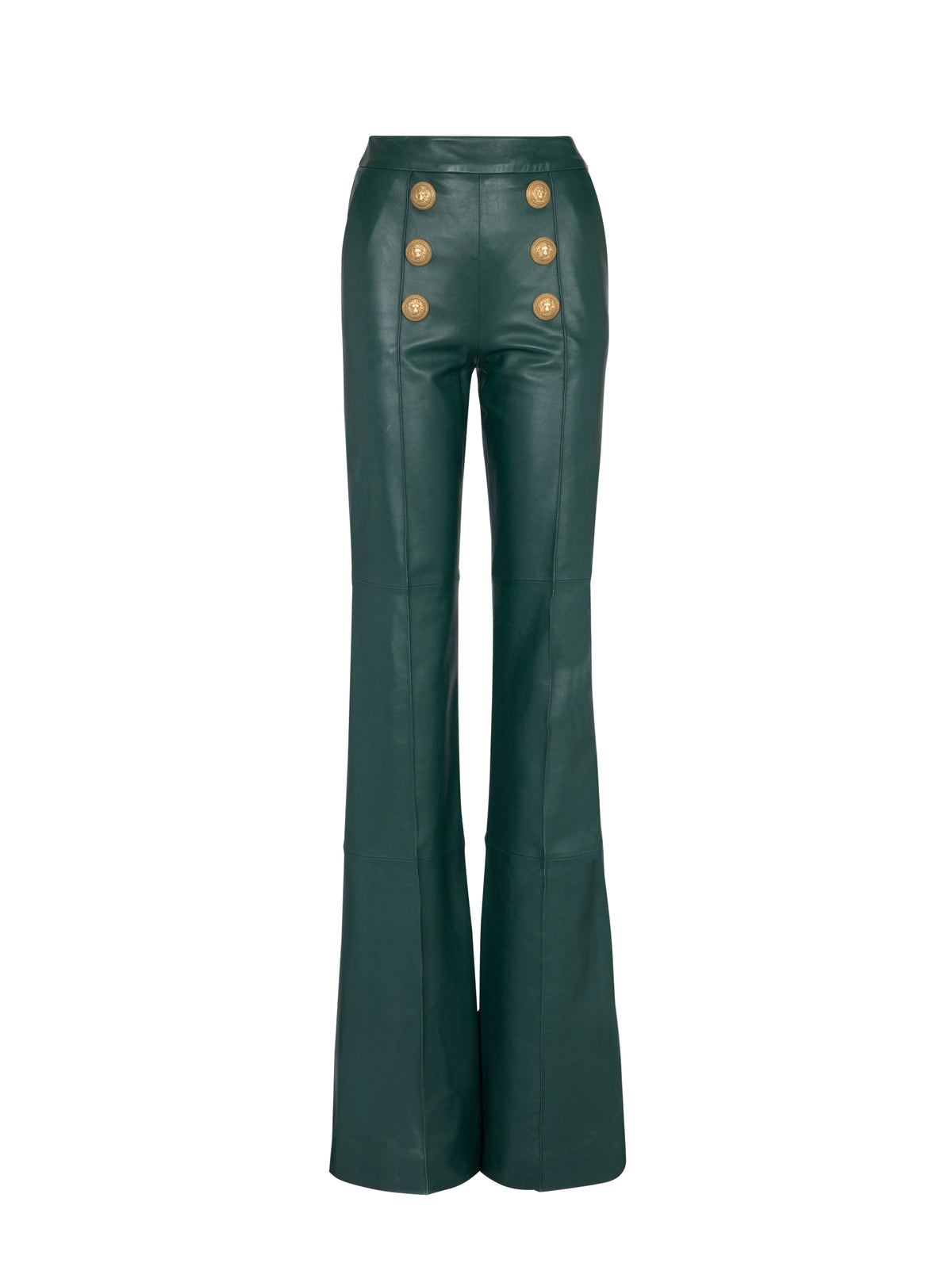 Leather trousers - Dark Green