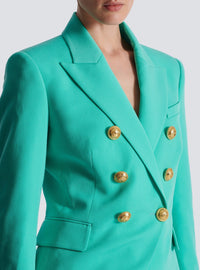 Veste 6 boutons en laine - Menthe