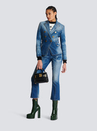 Veste 6 boutons en denim - Bleu Jean