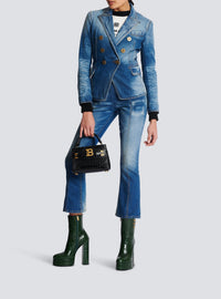 Veste 6 boutons en denim - Bleu Jean