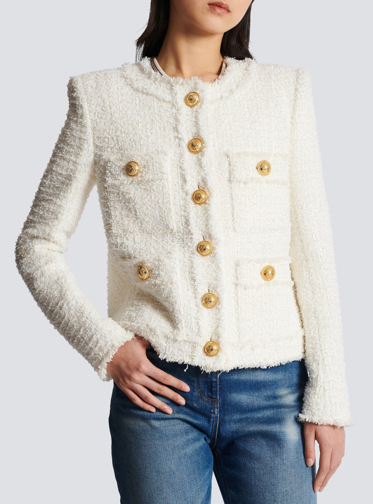 Tweed jacket - White
