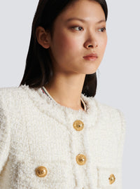 Veste en tweed - Blanc