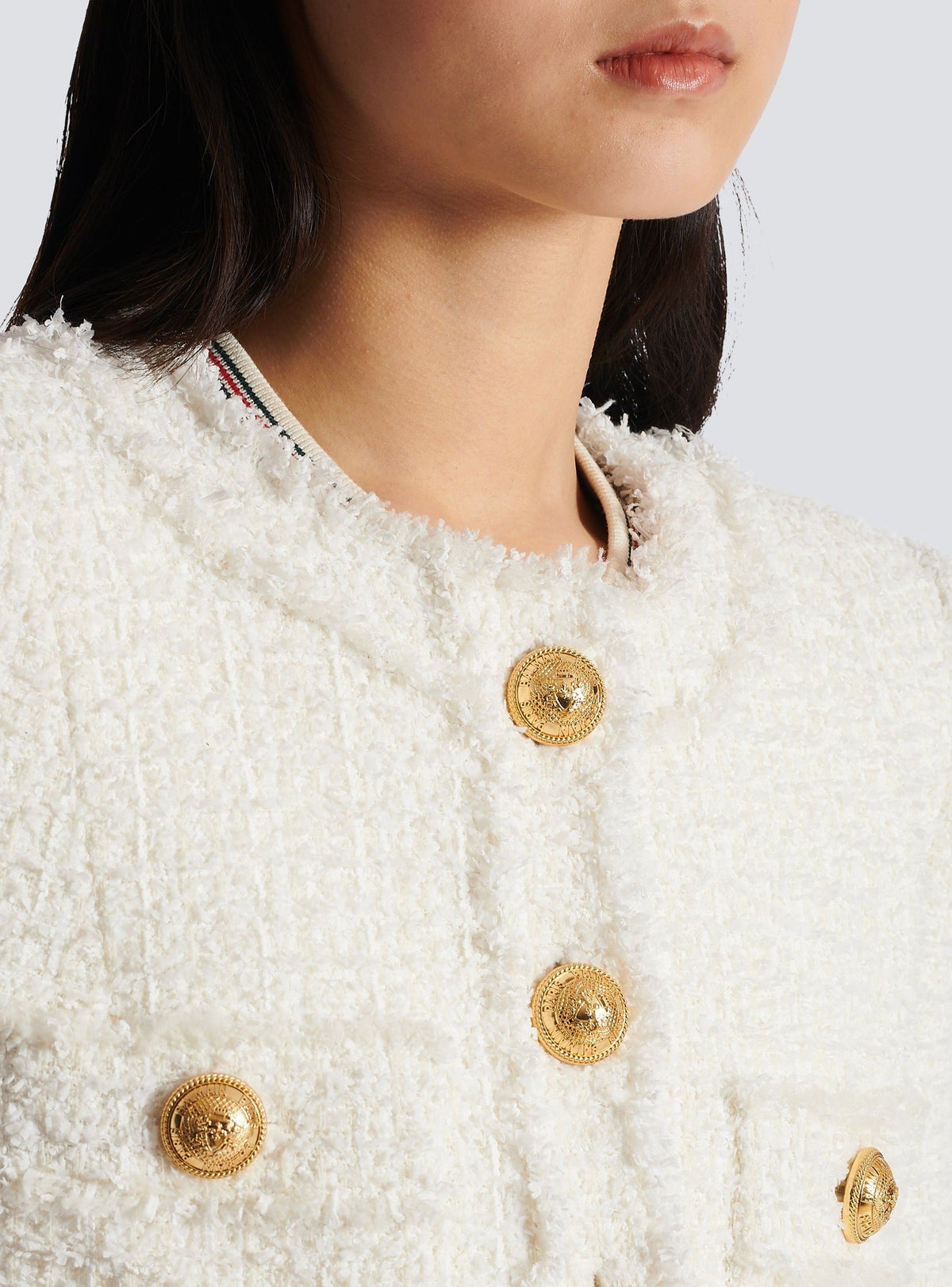 Tweed jacket - White