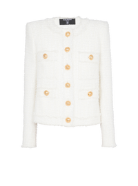 Veste en tweed - Blanc