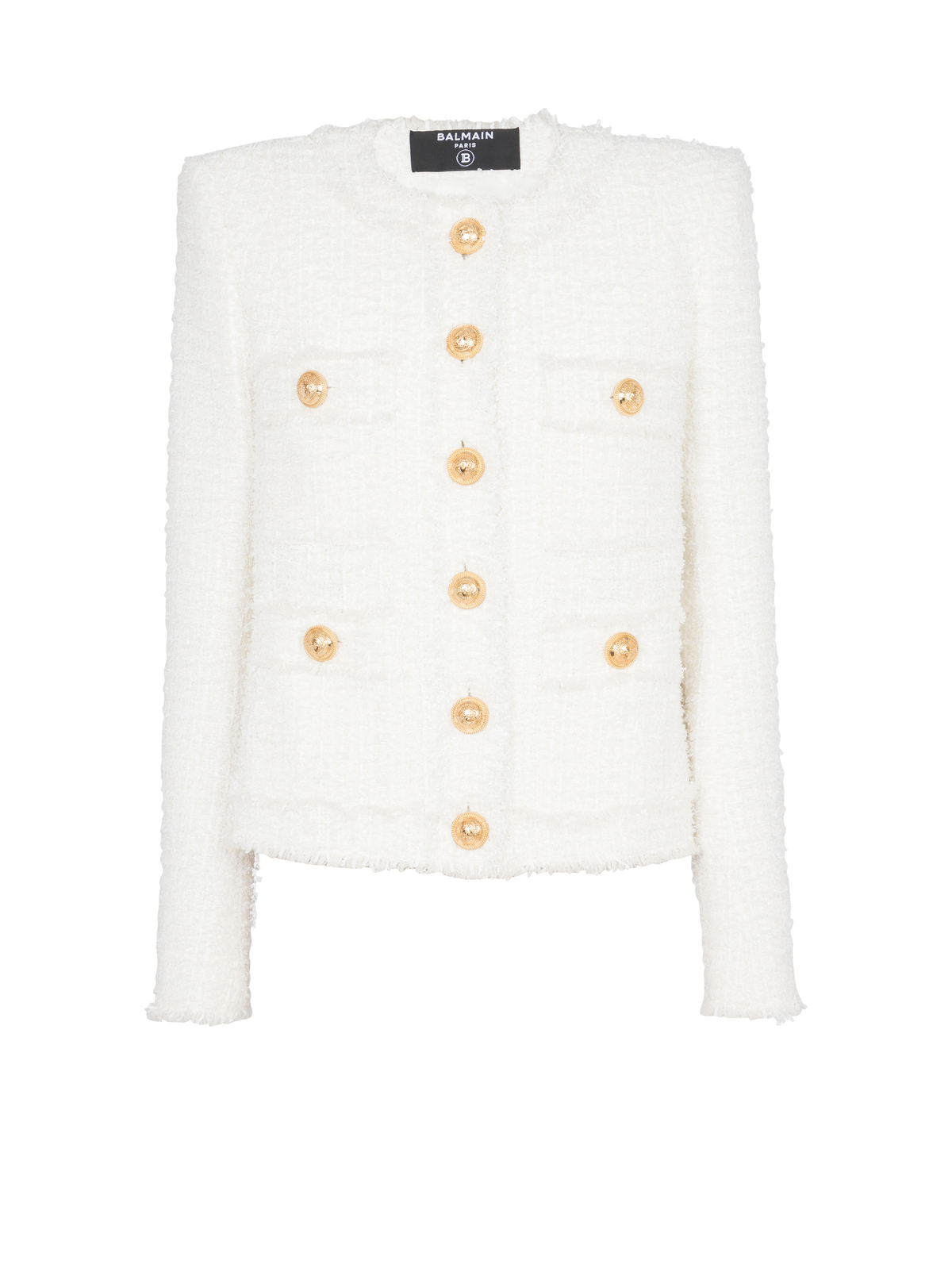 Veste en tweed - Blanc