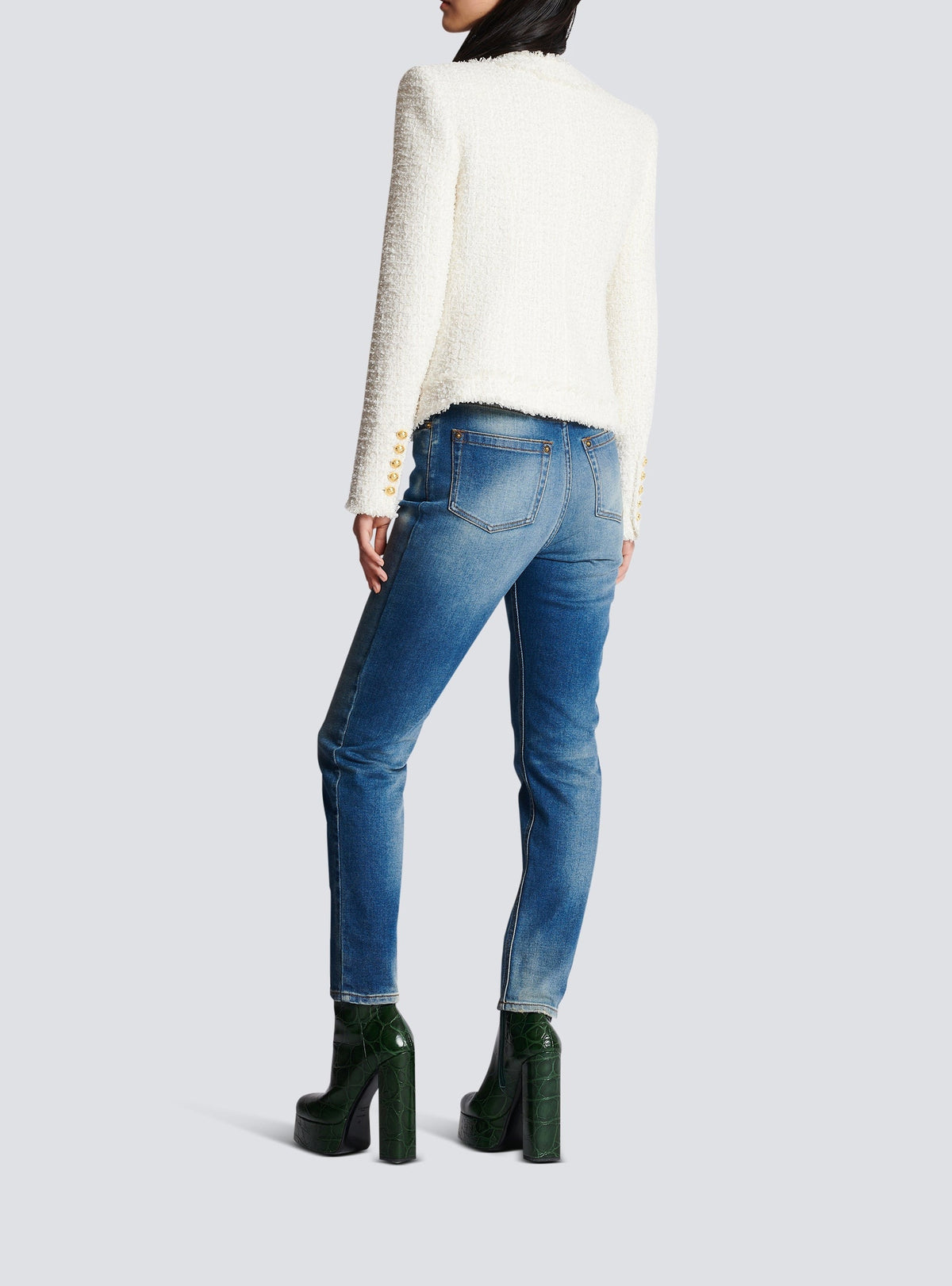Tweed jacket - White