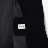Belted wool coat - Black