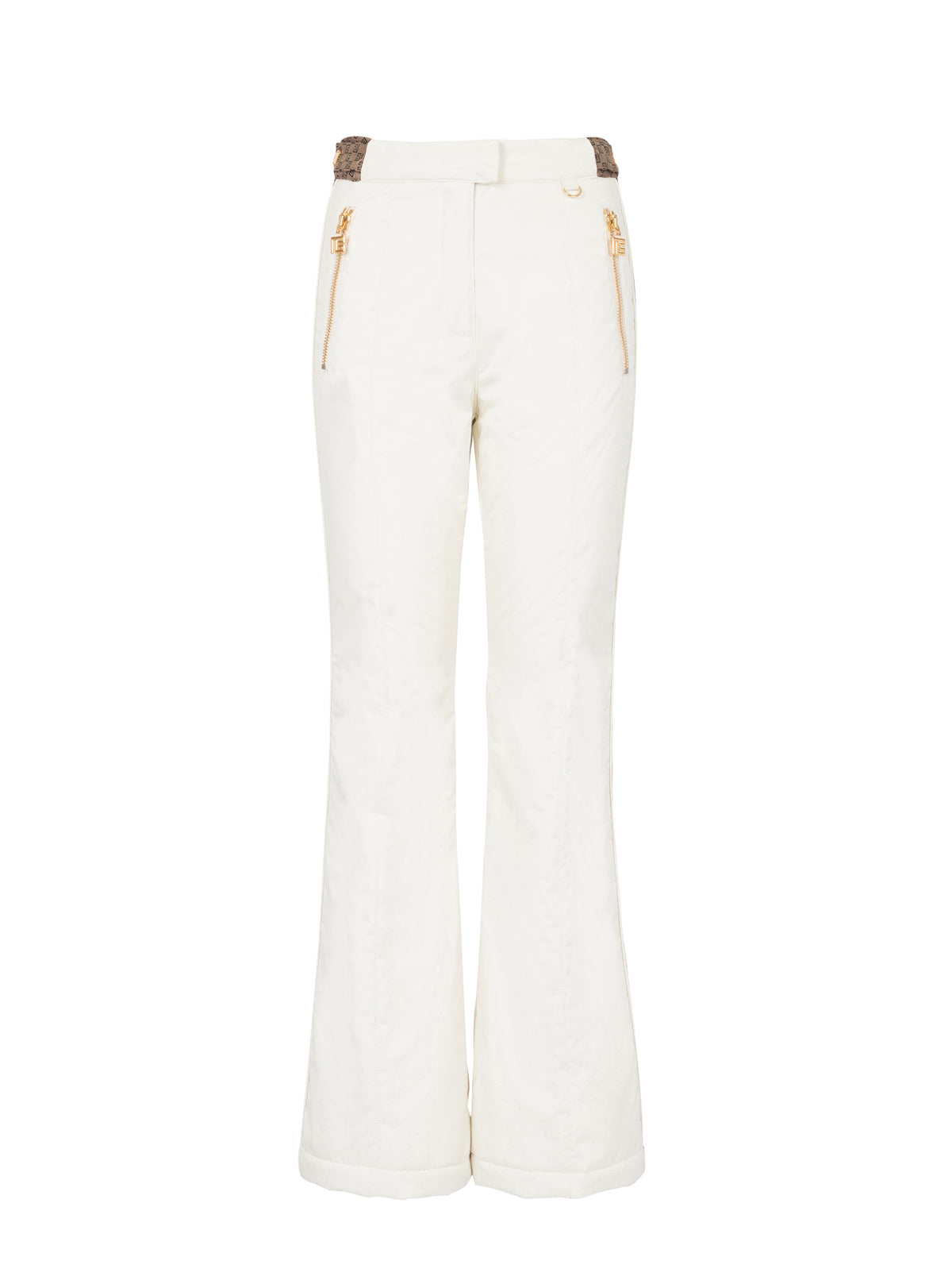 Pantalon de ski - Crème & Marron & Marron Foncé