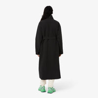 Long waterproof hooded parka - Black