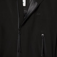 Parka longue à capuche imperméable - Noir