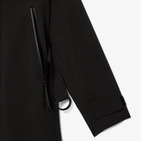 Parka longue à capuche imperméable - Noir