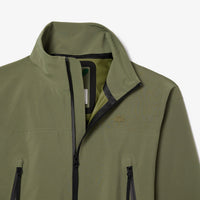 Parka longue à capuche imperméable - Kaki