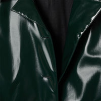 Trench coat boutonné en vinyle - Sinople