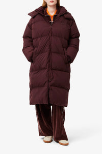 Doudoune longue oversize en duvet - Expresso