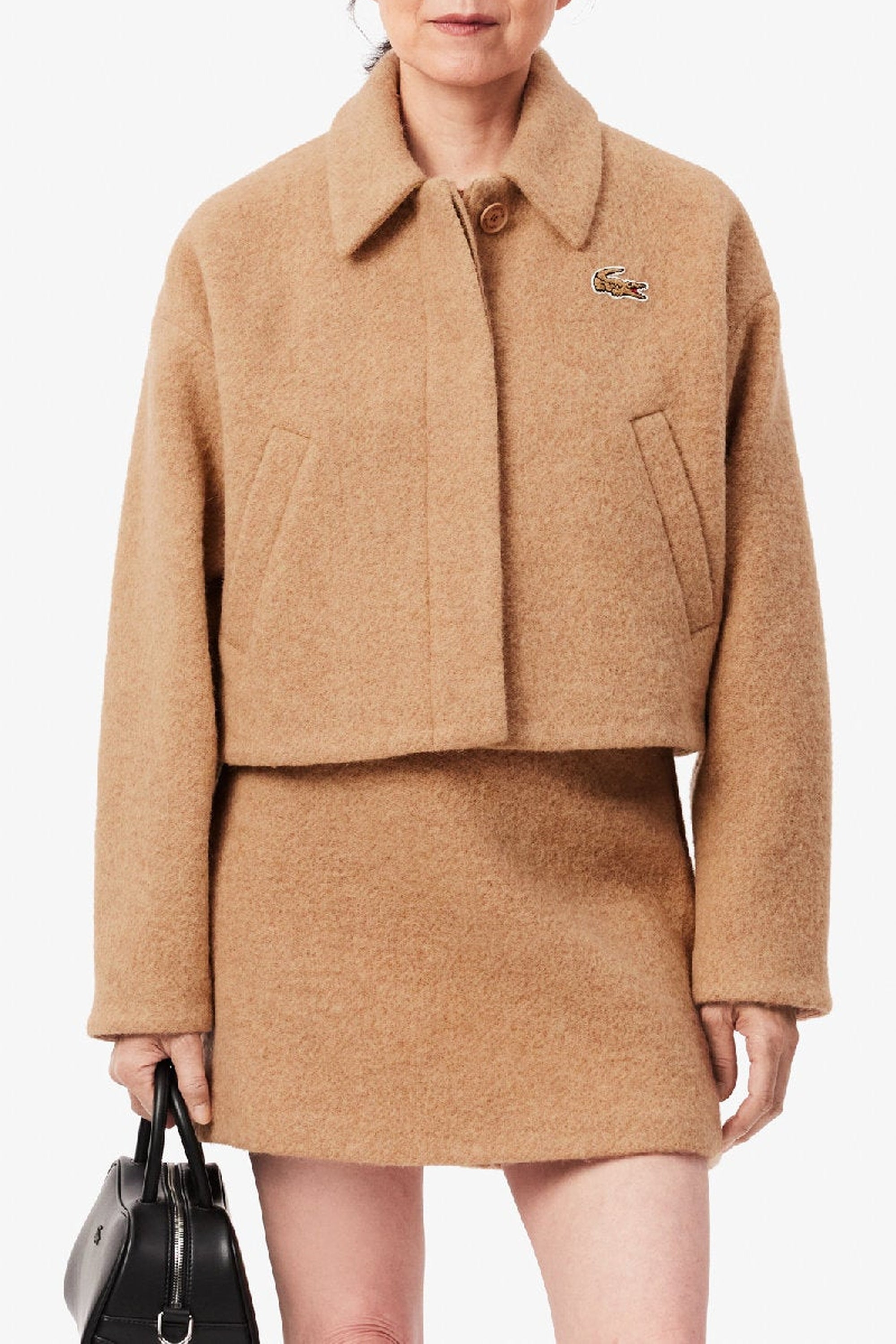 Veste courte oversize en laine - Sahel