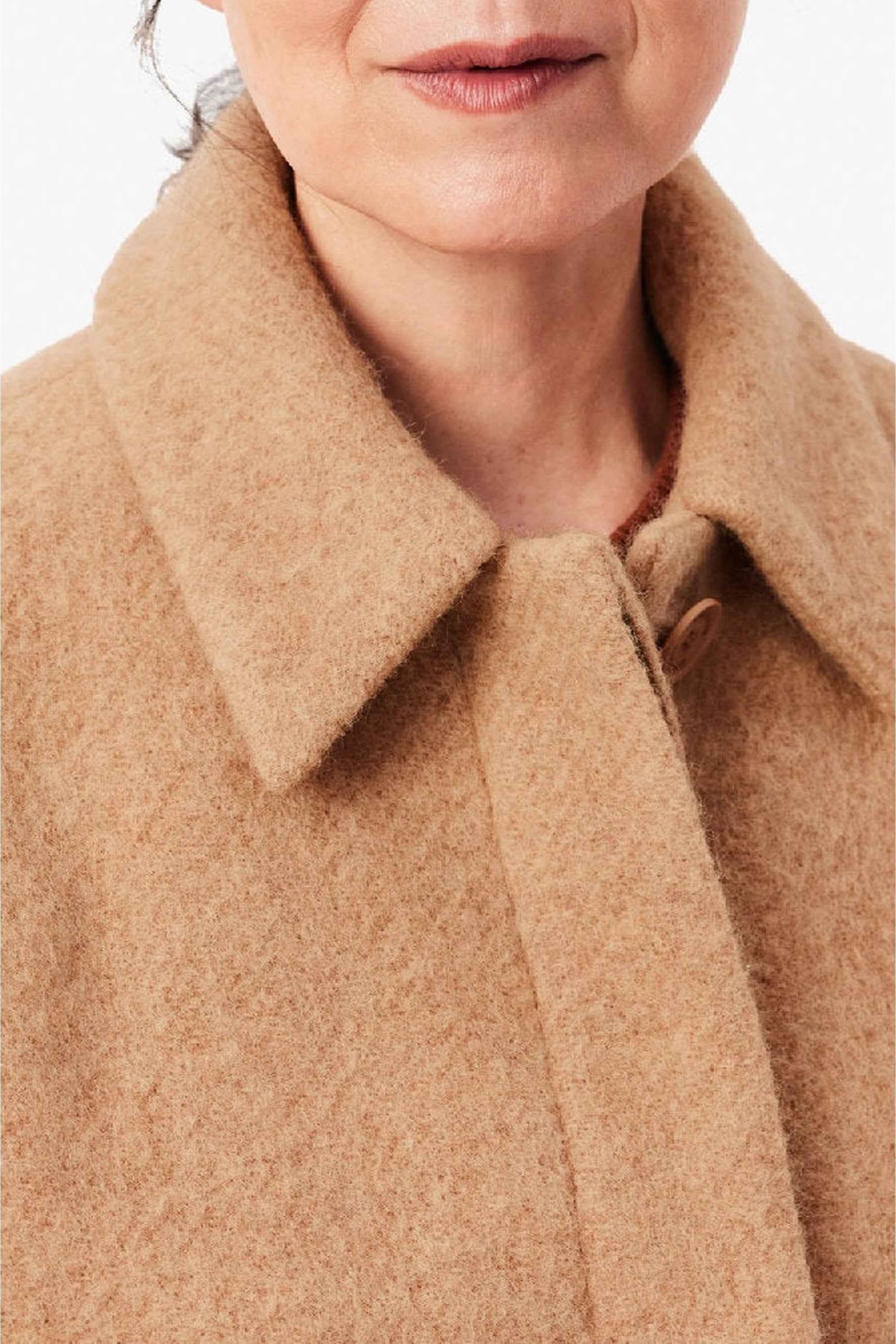 Veste courte oversize en laine - Sahel