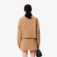 Veste courte oversize en laine - Sahel