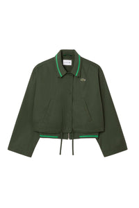 Oversized cropped jacket in twill - Escadron
