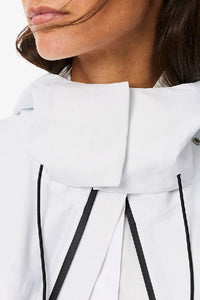 Parka à capuche oversize imperméable - Blanc