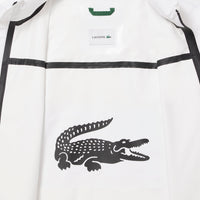 Parka à capuche oversize imperméable - Blanc