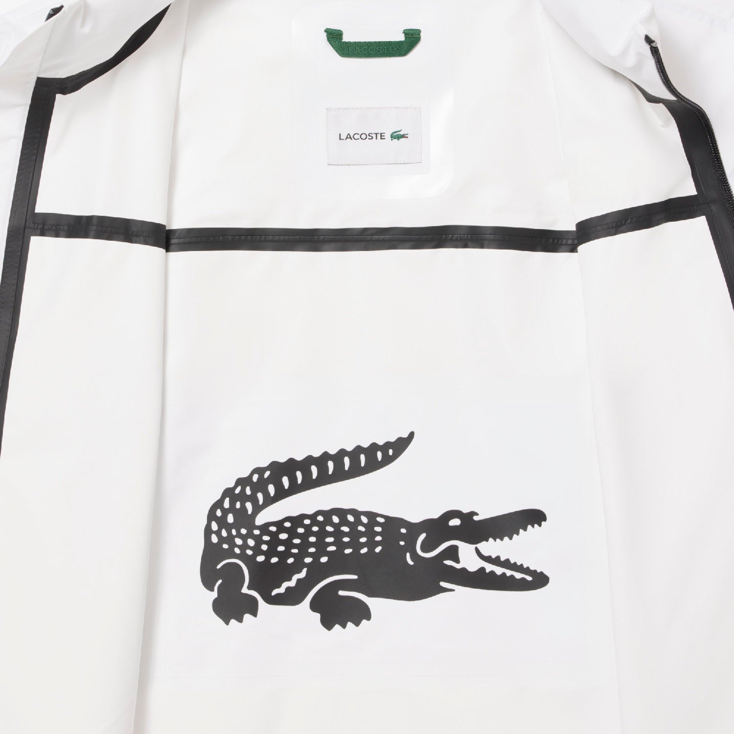 Parka à capuche oversize imperméable - Blanc