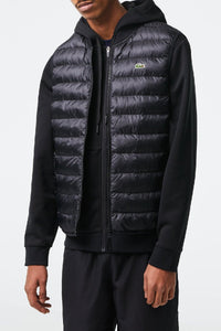 Water-repellent sleeveless jacket - Black