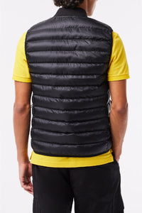Water-repellent sleeveless jacket - Black