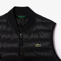 Water-repellent sleeveless jacket - Black