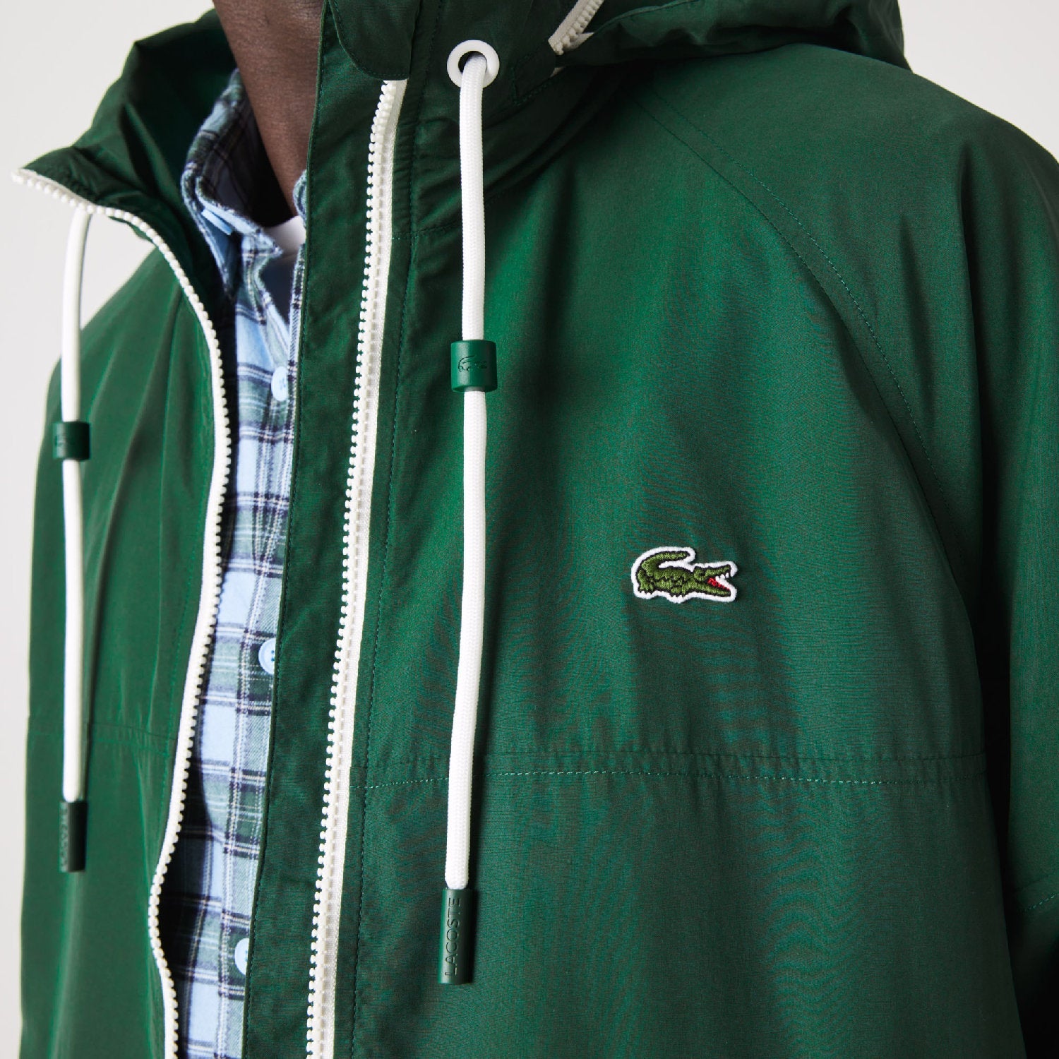 Veste à capuche déperlante - Vert