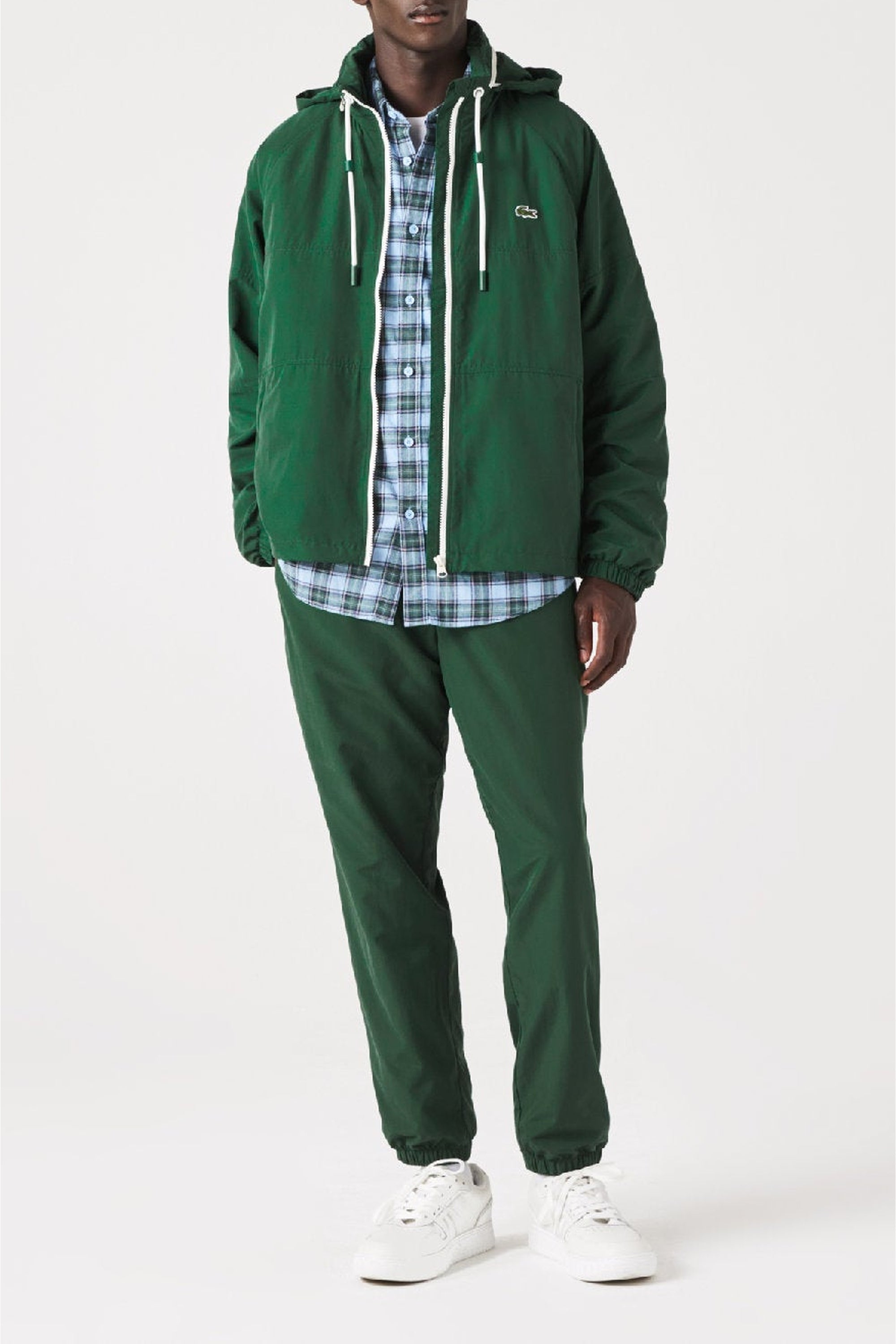 Veste à capuche déperlante - Vert
