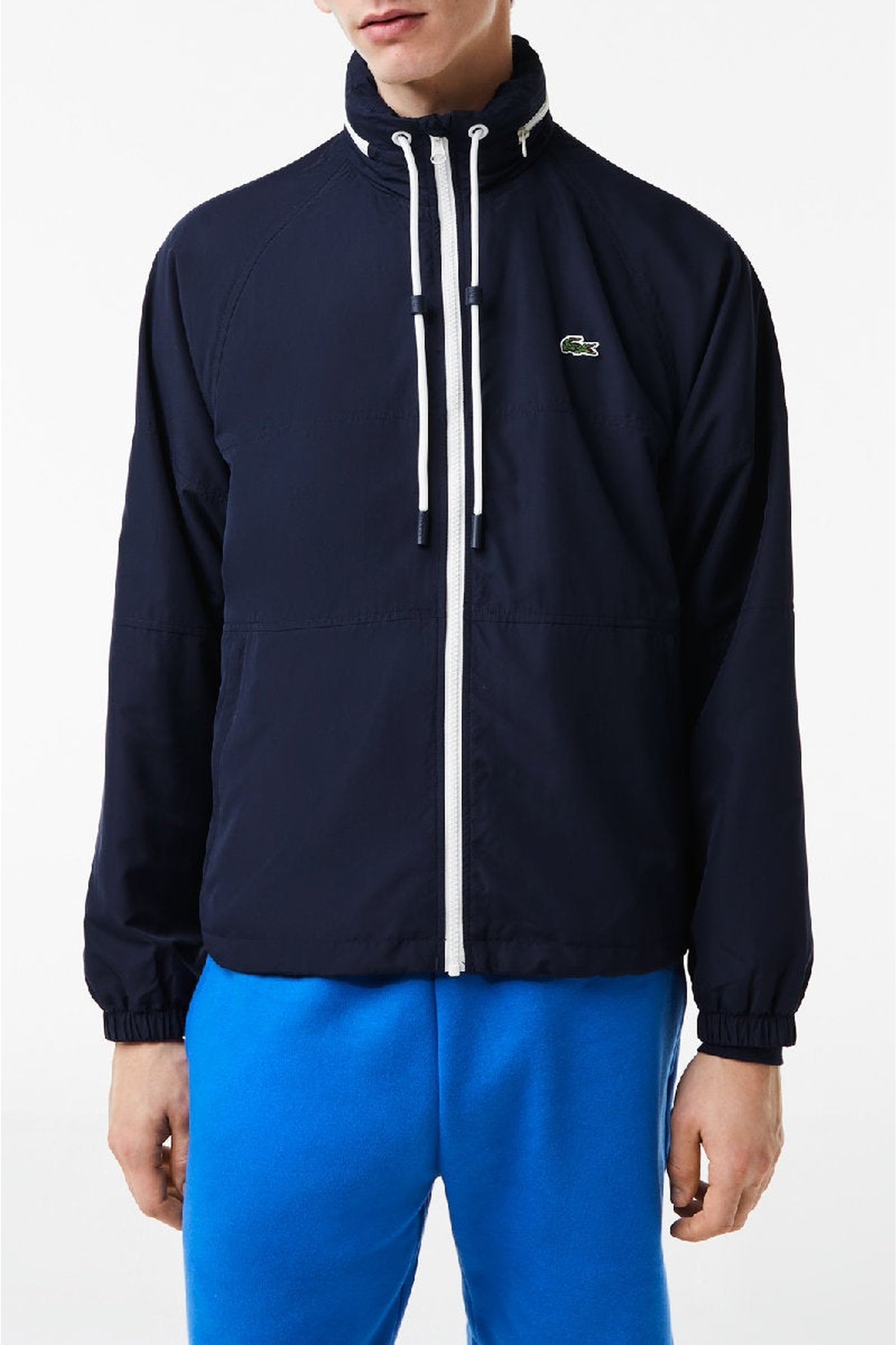 Veste à capuche déperlante - Marine