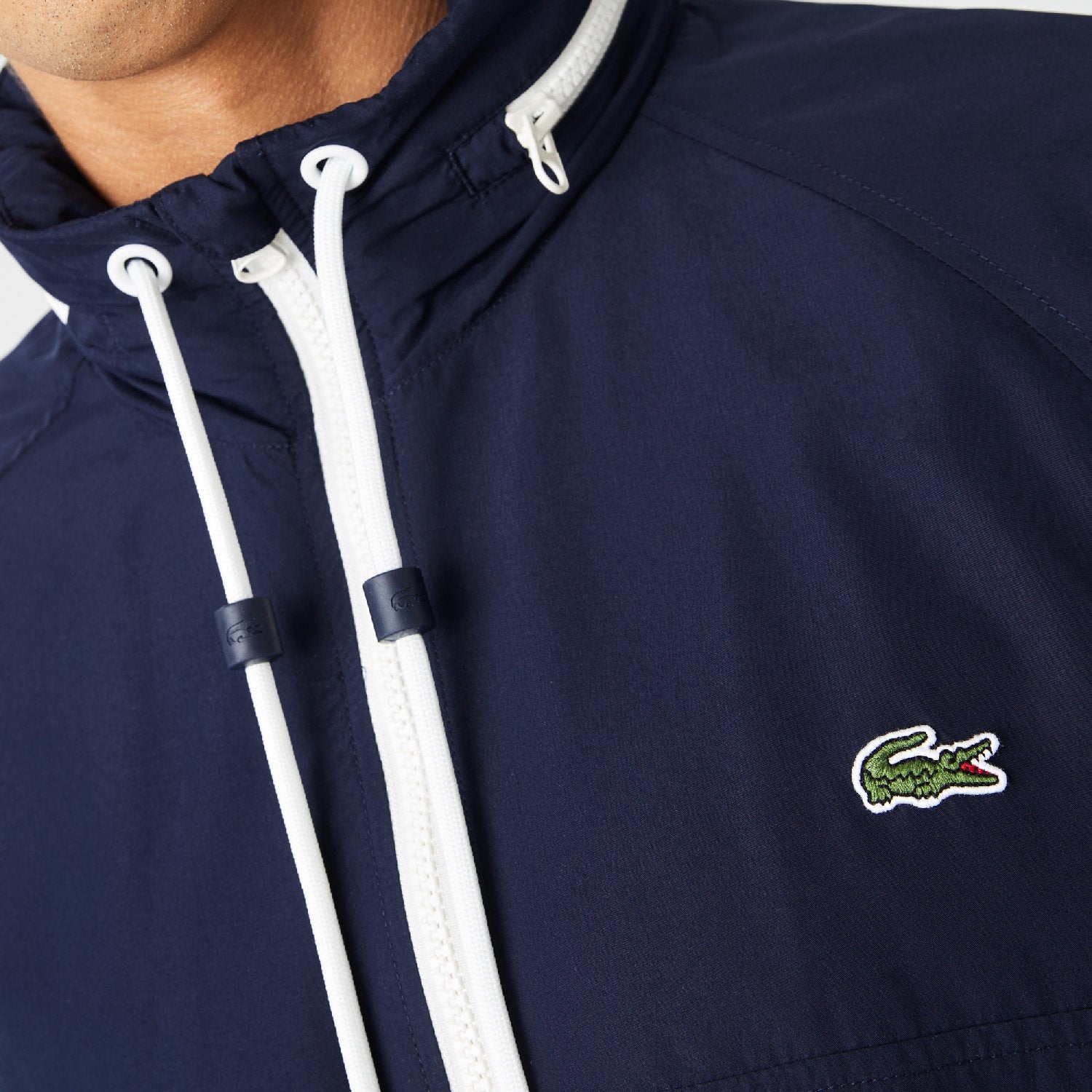 Veste à capuche déperlante - Marine