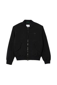 Quilted bomber jacket - Black