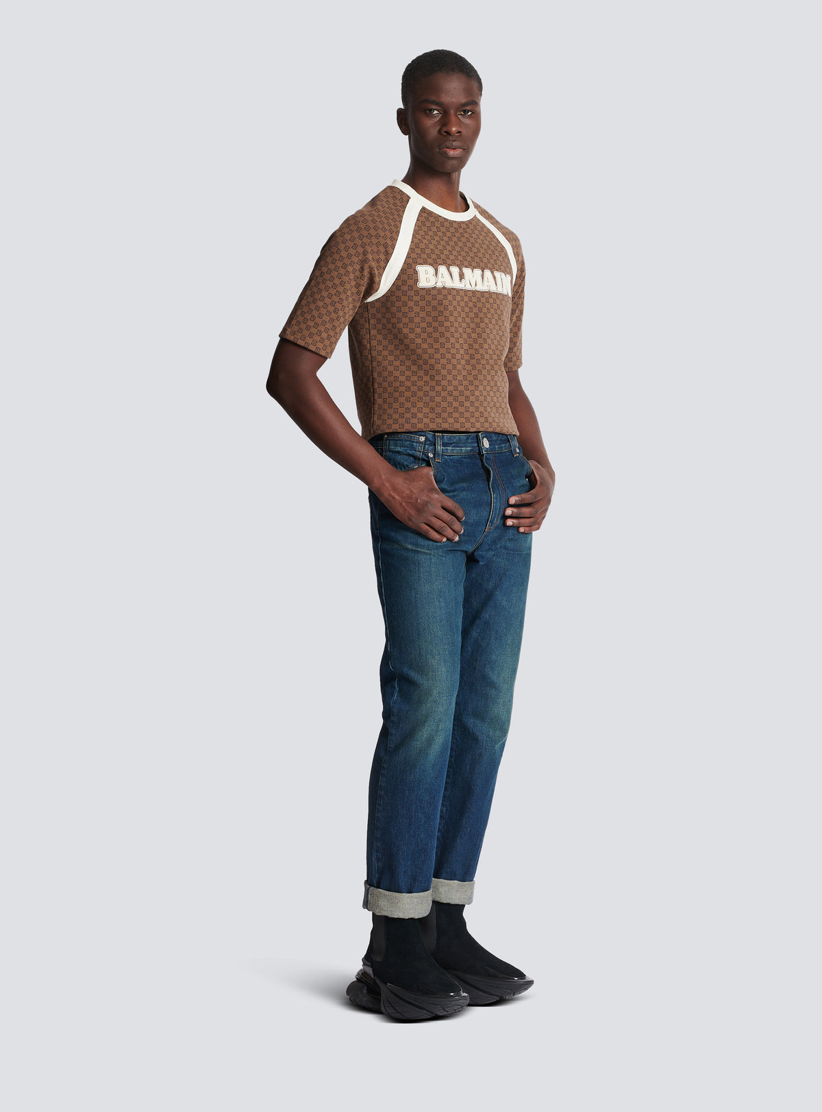 Jean droit vintage - Bleu Jean Brut