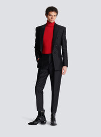 Veste en satin mini monogramme - Noir & Noir